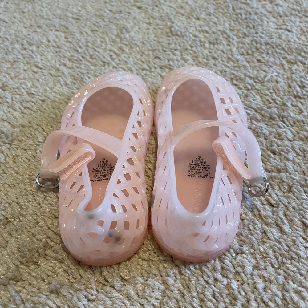 Baby Girls Size 6 Jelly Sandals